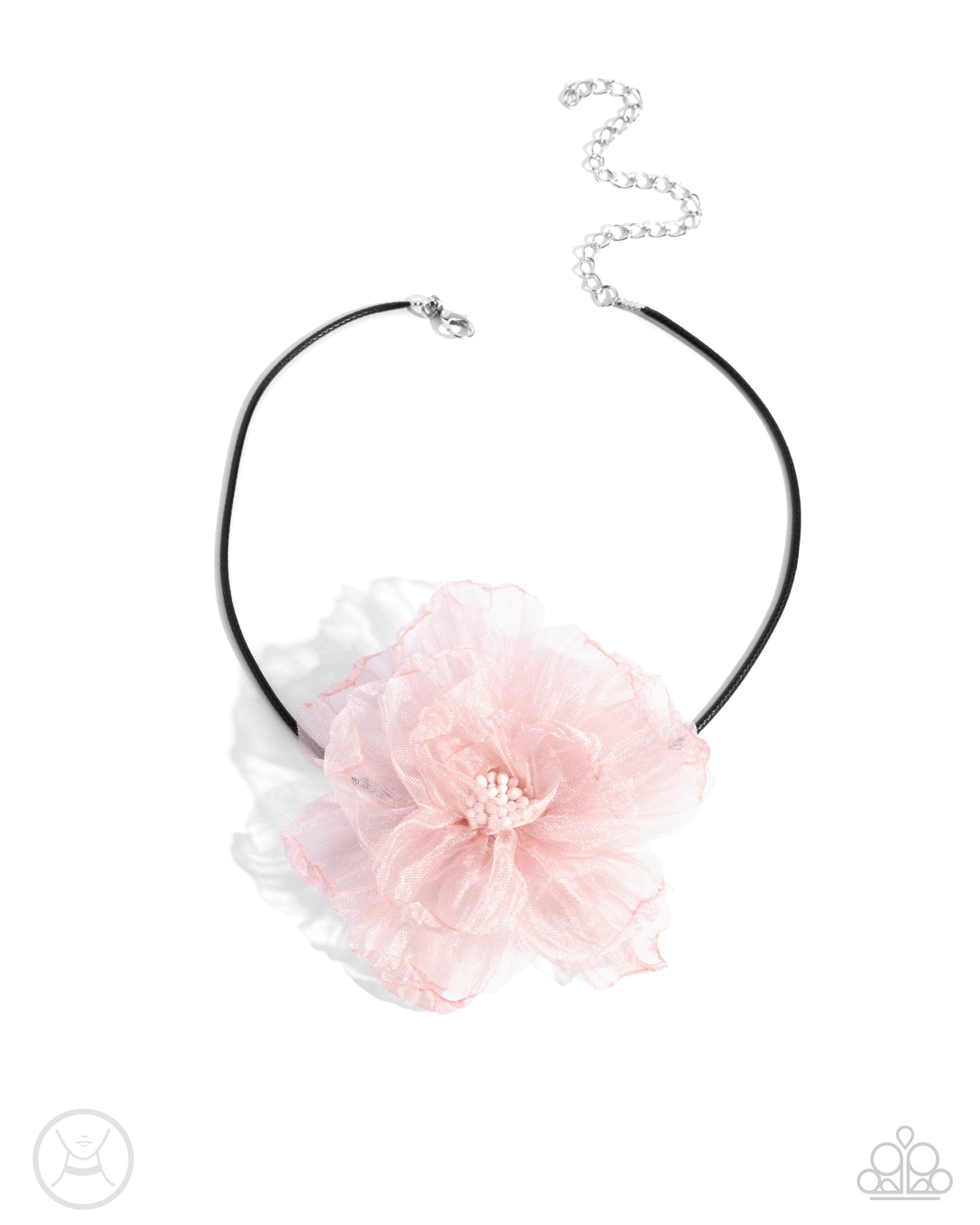 French Facade - Pink choker necklace E063