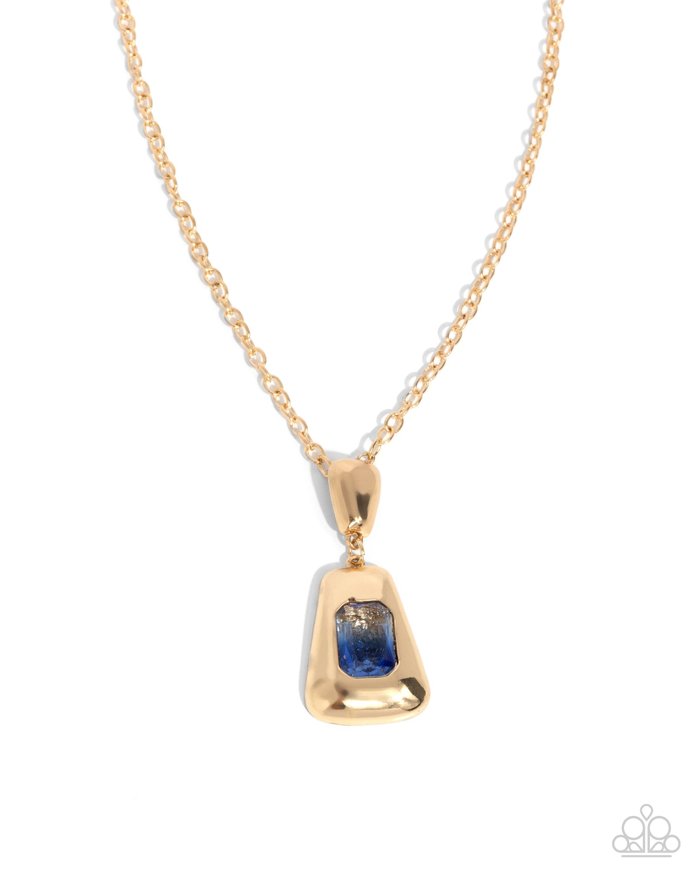 Pendant Promise - Blue necklace 2200