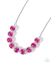 Load image into Gallery viewer, Iridescent Identity - Pink necklace E036
