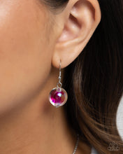 Load image into Gallery viewer, Iridescent Identity - Pink necklace E036
