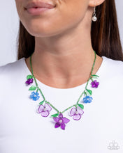 Load image into Gallery viewer, Gourmet Garden - Purple necklace D053
