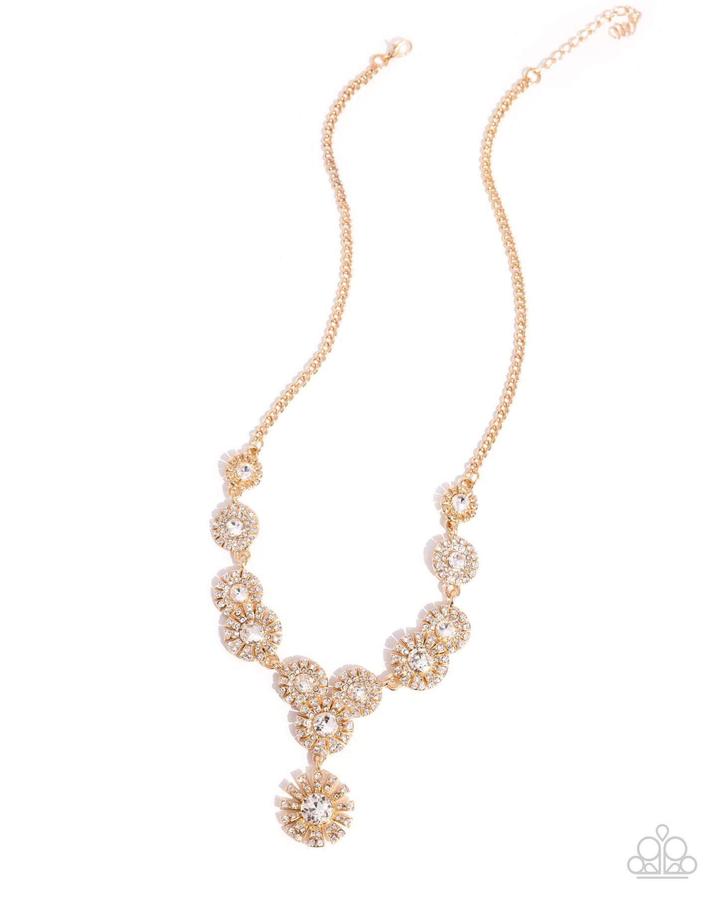 Sunburst Selfie - Gold necklace D041