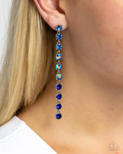 Load image into Gallery viewer, Opulent Ombré - Blue earring B100
