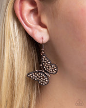 Load image into Gallery viewer, Aerial Audience - Copper earring E030

