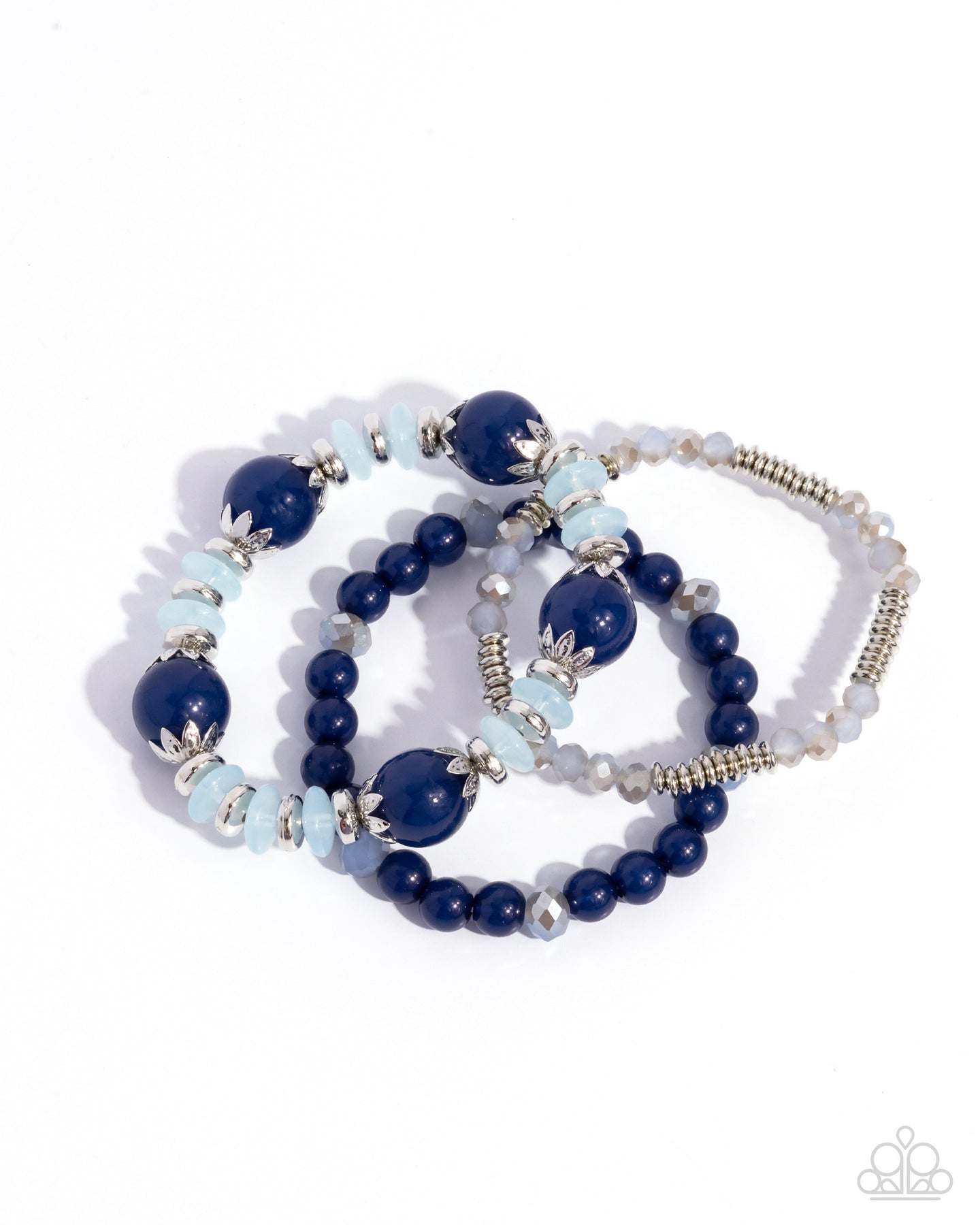 Flashy Frugality - Blue bracelet E027