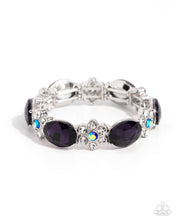Load image into Gallery viewer, Staycation Sparkle - Purple bracelet B109
