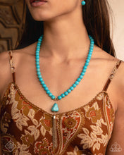 Load image into Gallery viewer, Coachella Chic - Blue necklace FASHION FIX JAN 2025 E039
