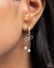 Load image into Gallery viewer, Charming Coquette - White post earring D009
