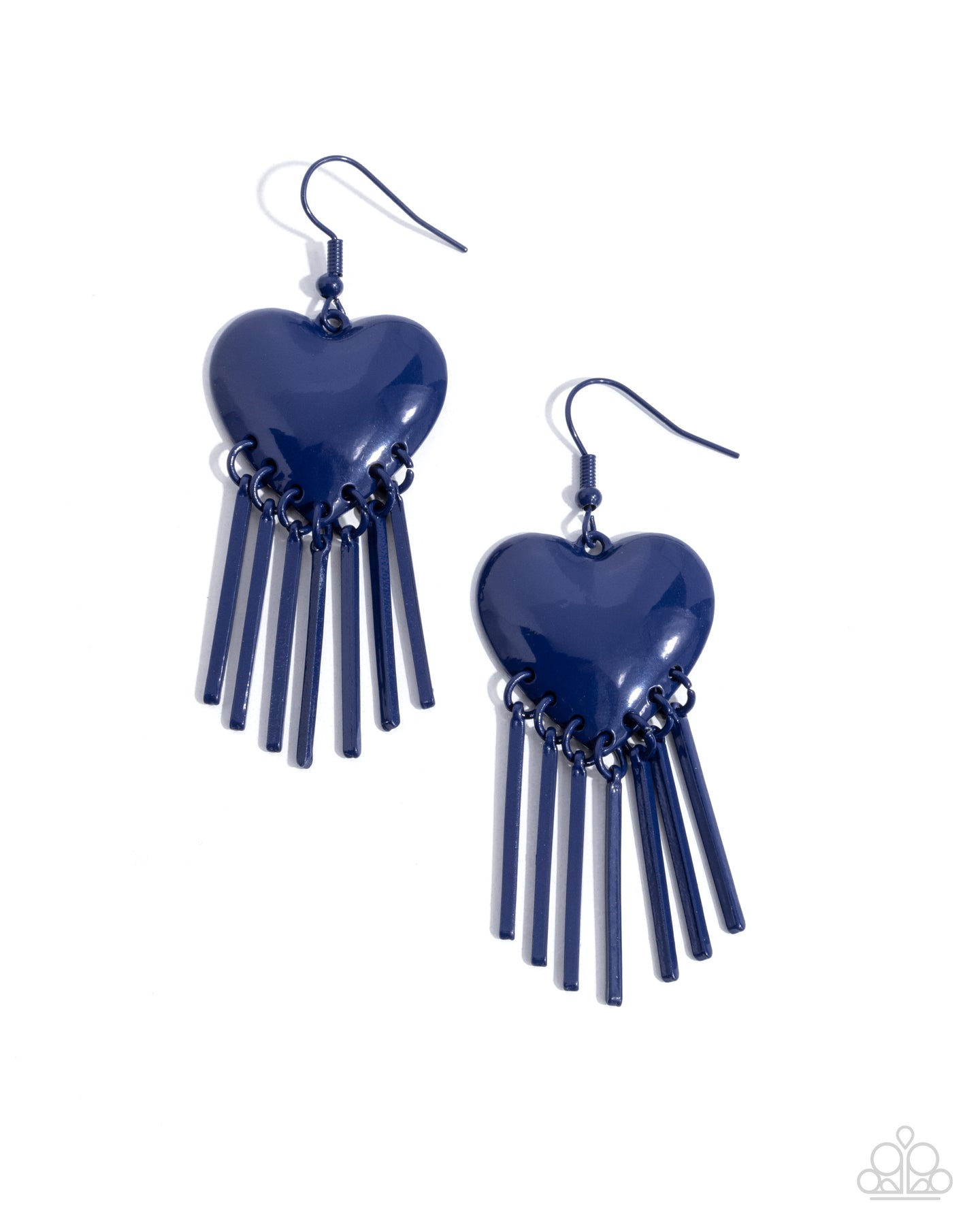 Flirty Fringe - Blue earring E037