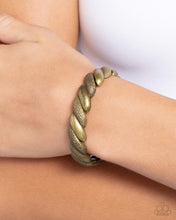 Load image into Gallery viewer, Captivating Curls - Brass bracelet A074
