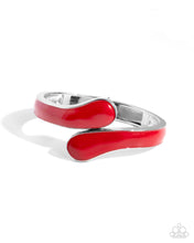 Load image into Gallery viewer, Painted Puzzle - Red hinge bracelet A075

