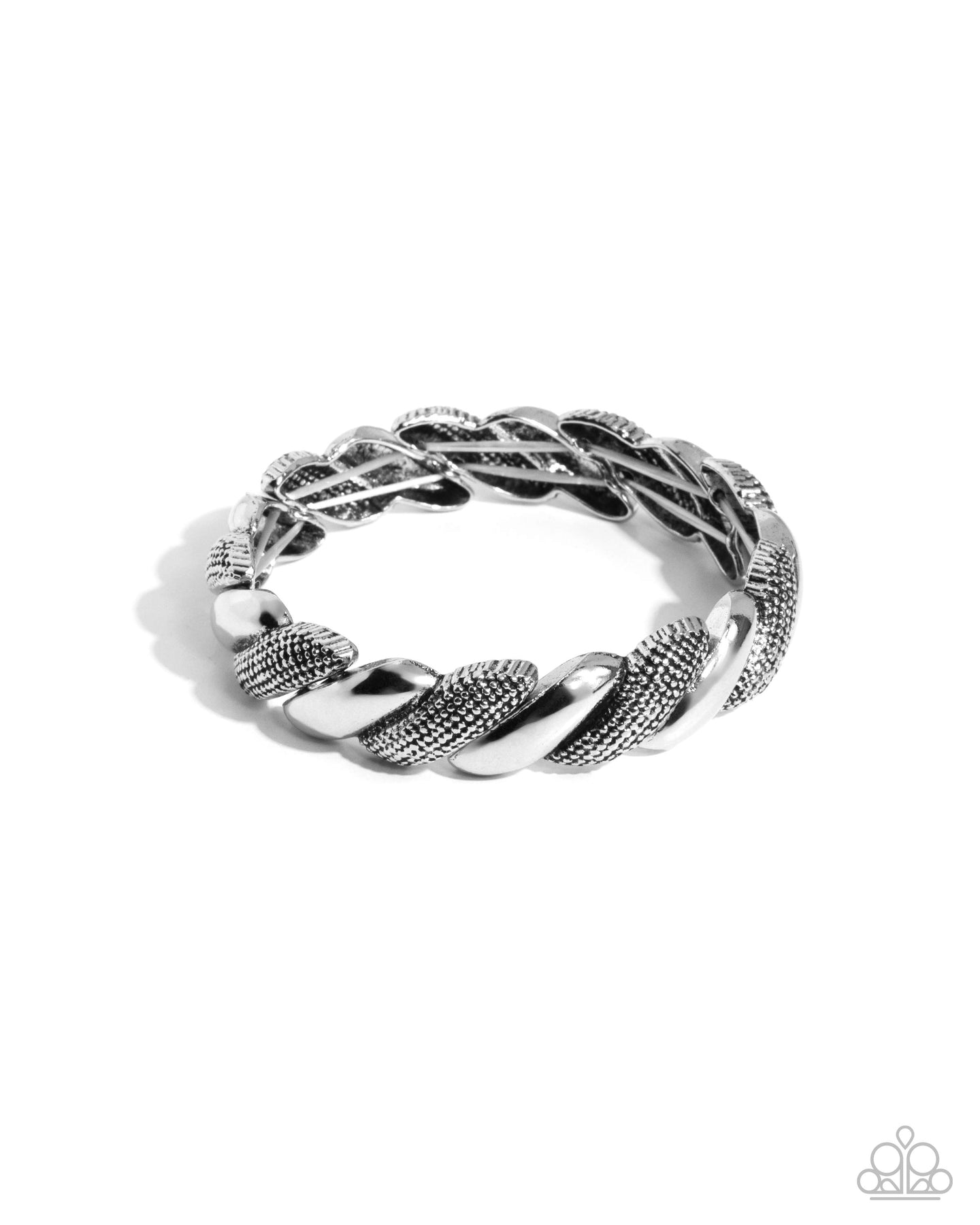 Captivating Curls - Silver bracelet D044