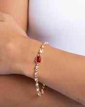 Load image into Gallery viewer, Fitted Fidelity - Red bracelet D011
