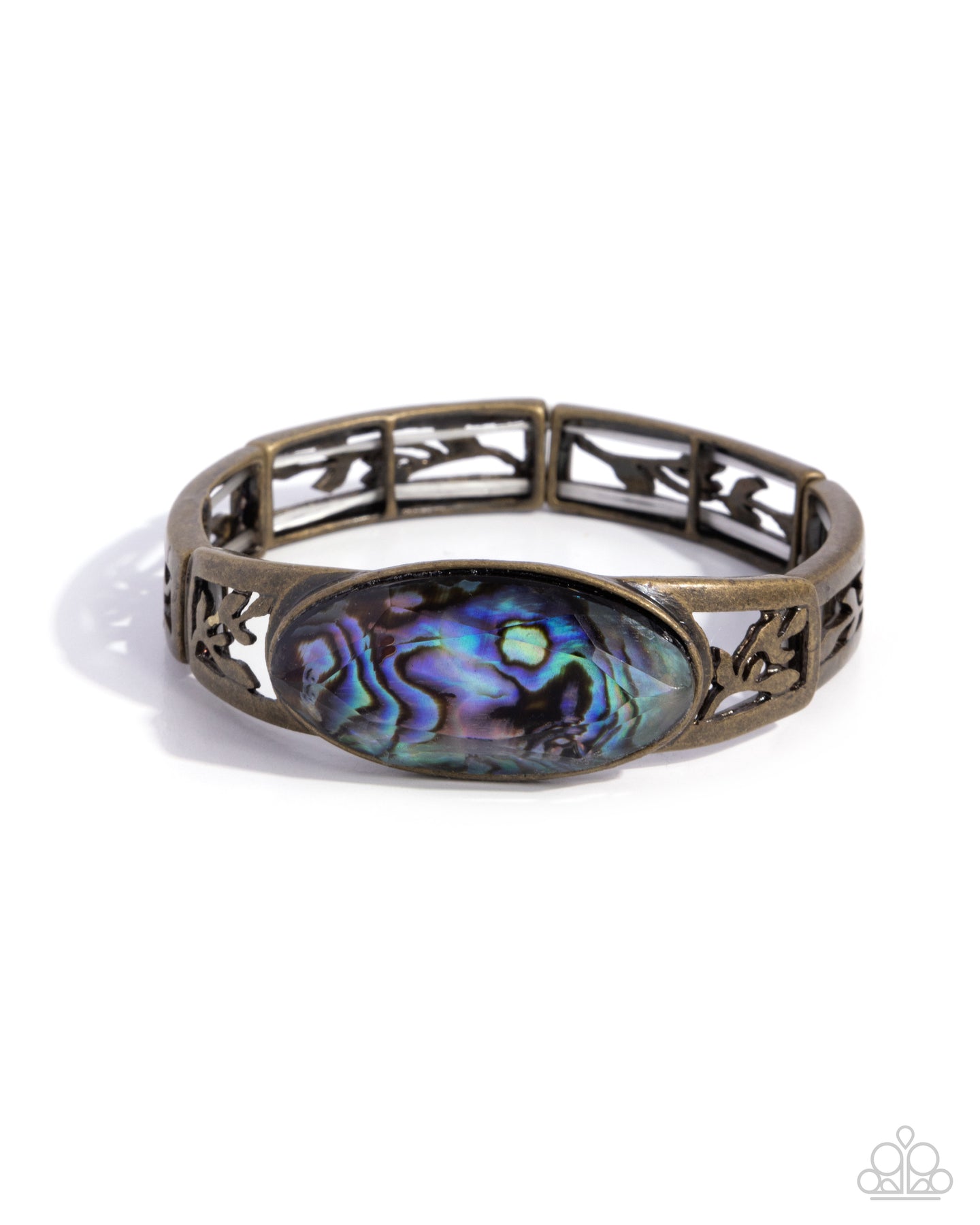 Spliced Santa Fe - Brass  bracelet D074