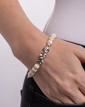 Load image into Gallery viewer, Festival Fling - White bracelet D051
