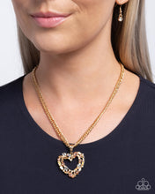 Load image into Gallery viewer, Romance is a Bonus - Gold necklace E035
