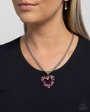 Load image into Gallery viewer, Romance is a Bonus - Pink necklace E048
