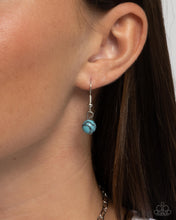 Load image into Gallery viewer, Longhorn Lasso - Blue necklace E063
