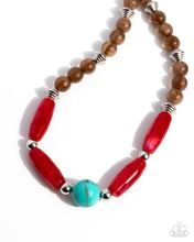 Load image into Gallery viewer, Sneaky Swirls - Multi necklace D078

