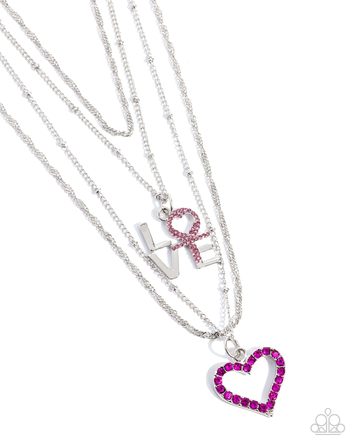 Courting Caliber - Pink necklace D062
