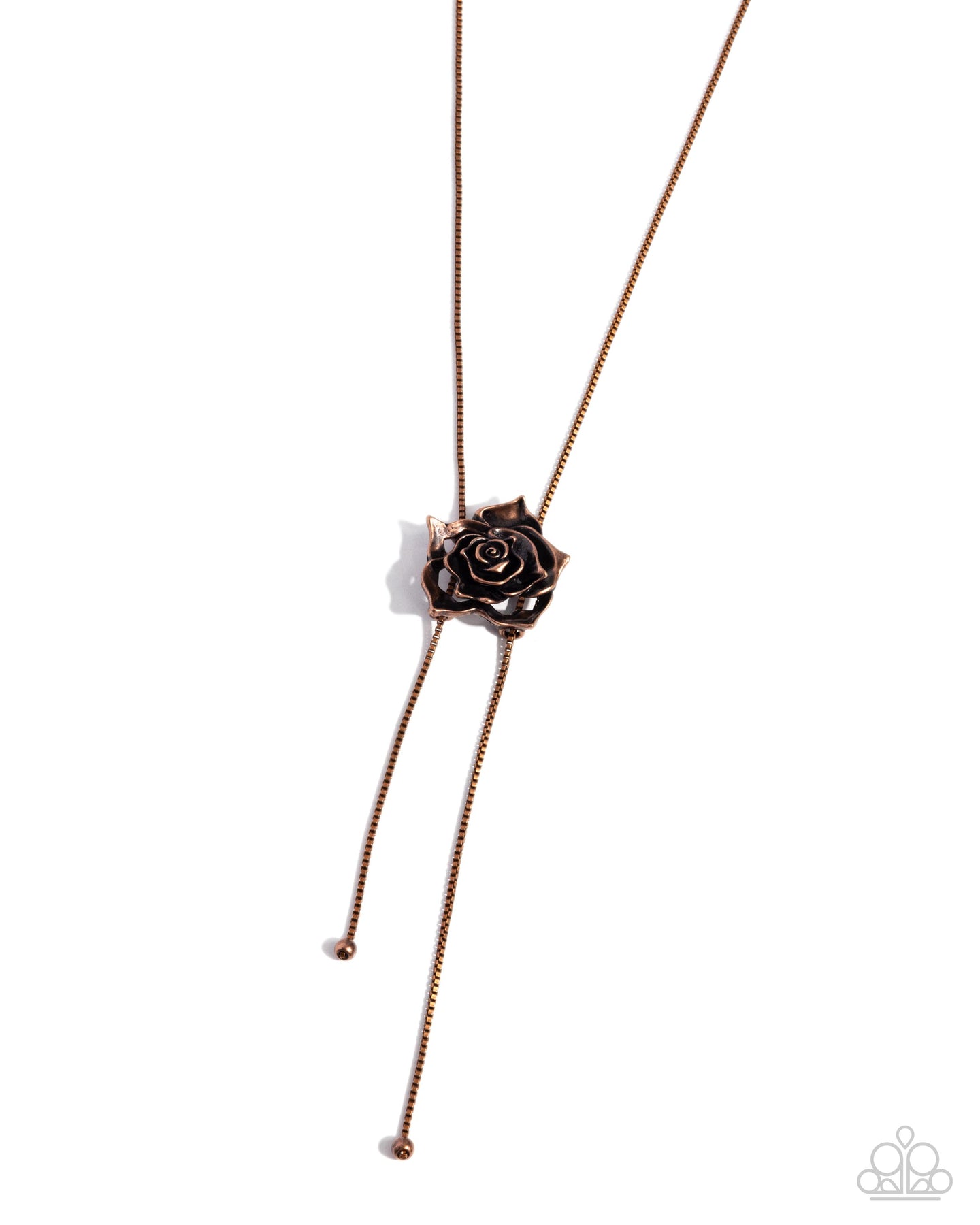 Threaded Tapestry - Copper necklace D011