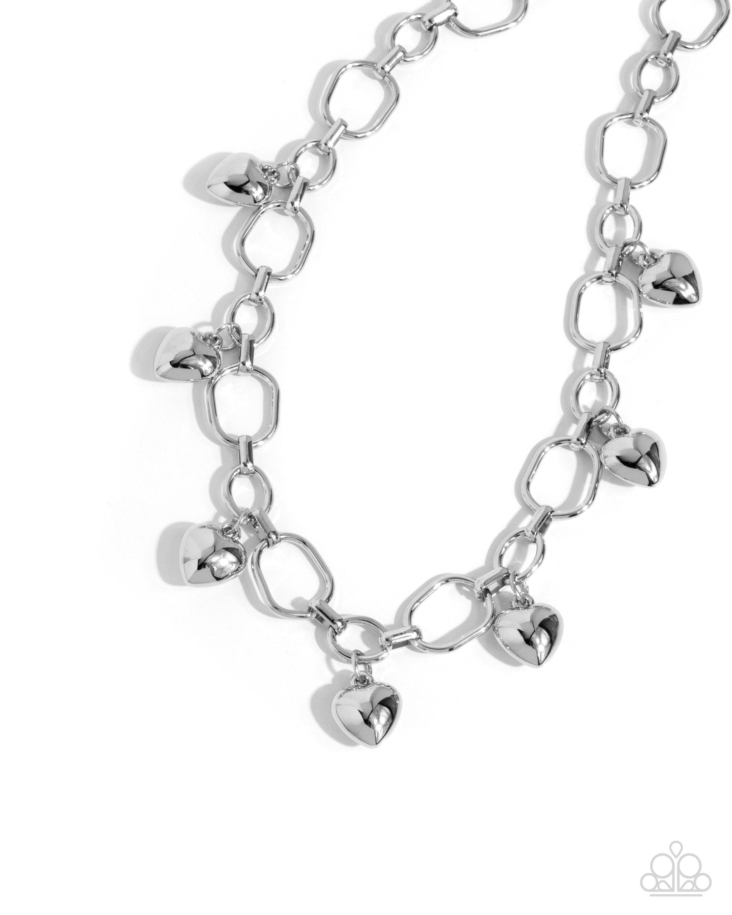 Hey Lover - Silver  necklace  C005