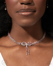 Load image into Gallery viewer, Buckingham Bow - Pink necklace Feb 2025 LOP A002
