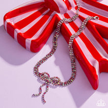 Load image into Gallery viewer, Buckingham Bow - Pink necklace Feb 2025 LOP A002
