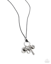 Load image into Gallery viewer, Up to Bat - Black necklace E084
