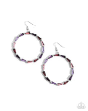 Load image into Gallery viewer, Bounce Around - Purple earring D072
