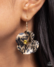 Load image into Gallery viewer, Legendary Leopard - Yellow earring 1978
