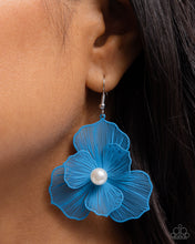 Load image into Gallery viewer, PETAL the Score - Blue earring SB Saturday Exclusive E018
