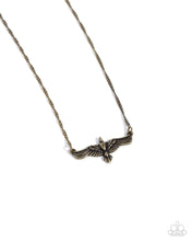 Load image into Gallery viewer, Eagle Exception - Brass necklace B088
