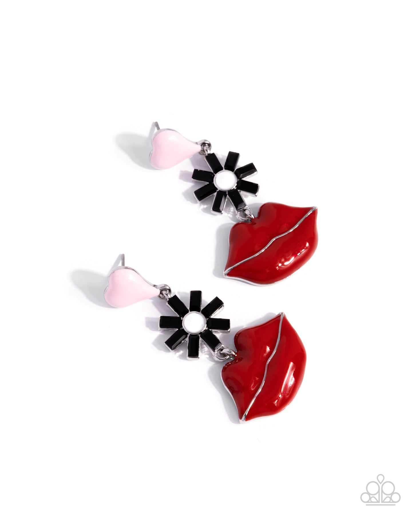 Let Me Kiss You - Multi post earring E042
