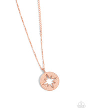 Load image into Gallery viewer, Stars Begin to Climb - Copper necklace A084
