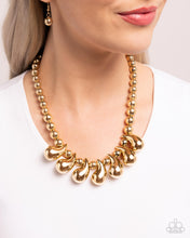 Load image into Gallery viewer, Raindrop Rebel - Gold necklace A025
