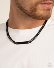 Load image into Gallery viewer, Fully Committed - Black men&#39;s necklace D065
