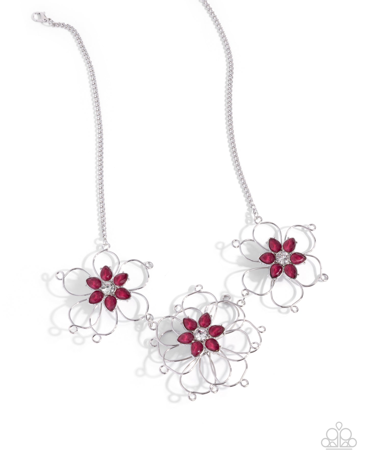 Wiry Welcome - Pink necklace