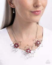 Load image into Gallery viewer, Wiry Welcome - Pink necklace
