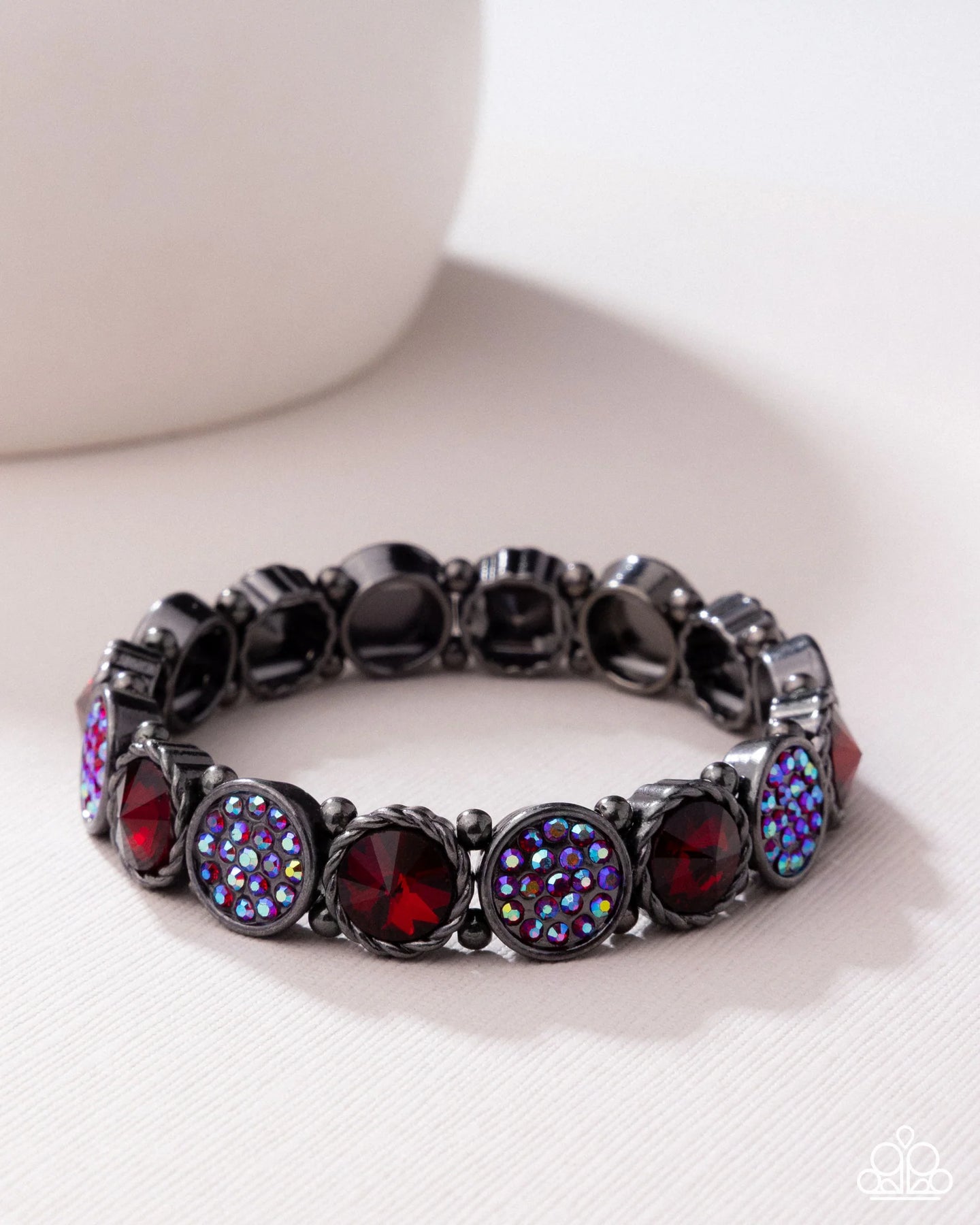 Take A Moment To Reflect - Red bracelet PINK DIAMOND EXCLUSIVE A013
