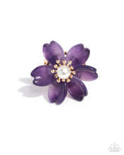 Load image into Gallery viewer, Floral Force - Purple ring B092
