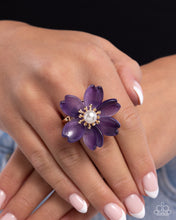 Load image into Gallery viewer, Floral Force - Purple ring B092
