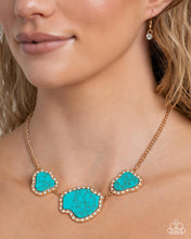 Load image into Gallery viewer, $16 SET: Digging Deep - Gold necklace + bracelet D061
