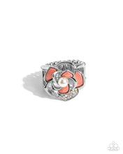 Load image into Gallery viewer, $16 SET: Mademoi-SHELL Magic - Orange necklace + ring BOX 18
