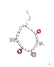 Load image into Gallery viewer, $16 SET: Courting Change - Red earring + matching bracelet E027
