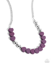 Load image into Gallery viewer, $16 SET: Malibu Motivation - Purple necklace + bracelet A097
