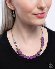 Load image into Gallery viewer, $16 SET: Malibu Motivation - Purple necklace + bracelet A097
