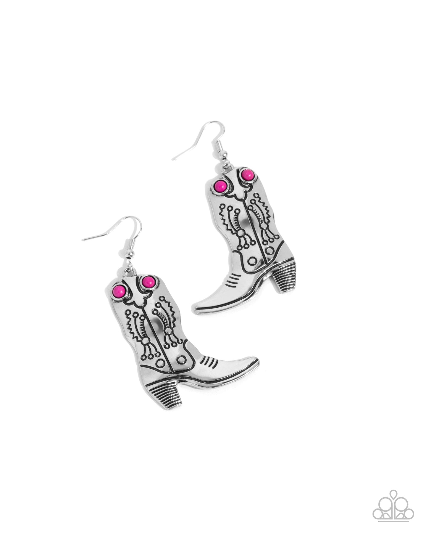 Southern Belle of the Ball - Pink earring D062