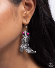 Load image into Gallery viewer, Southern Belle of the Ball - Pink earring D062
