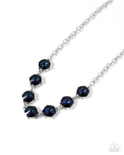 Load image into Gallery viewer, Drowning in Dazzle - Blue necklace E054
